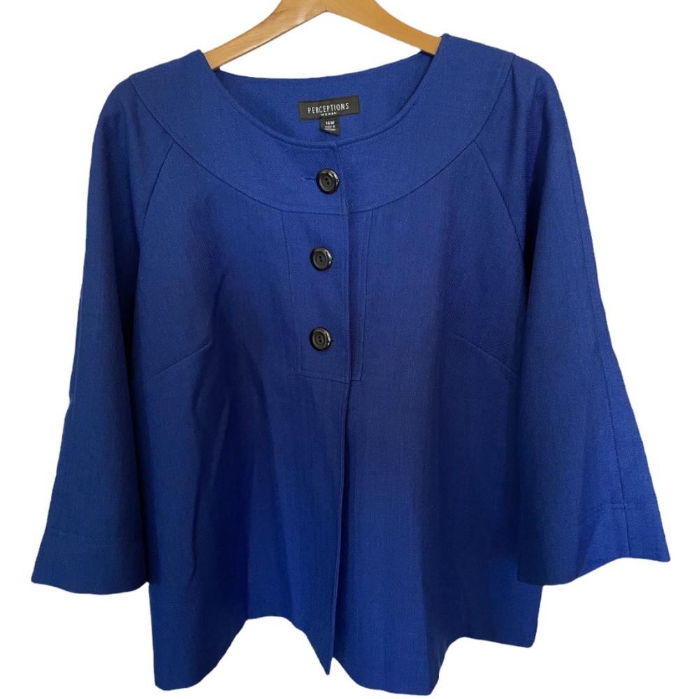 Blue swing Jacket Blazer - Size 16W